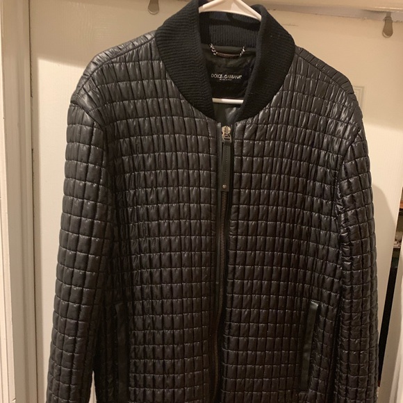 Men’s Dolce&Gabbana quilted bomber jacket - Picture 2 of 3